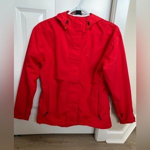 Helly Hansen rain jacket - bright red